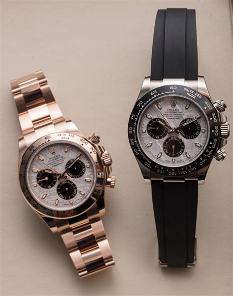 rolex daytona meteorite black|Rolex daytona meteorite for sale.